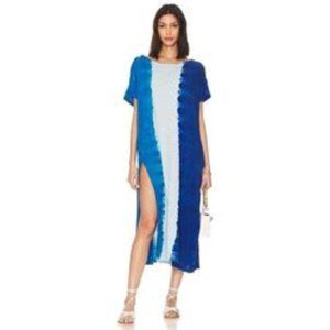 Free People Ice Cream Sundae Maxi/Kaftan in Dream Blue